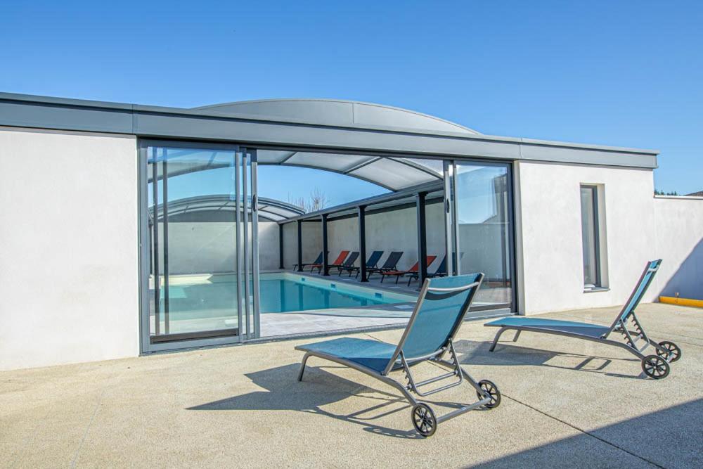 La Corvette Maison Avec Piscine/Parking/Wifi/Plages 5Kms Ле-Мат Экстерьер фото
