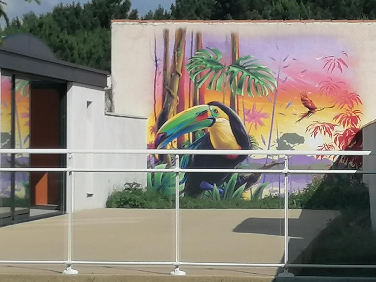 La Corvette Maison Avec Piscine/Parking/Wifi/Plages 5Kms Ле-Мат Экстерьер фото