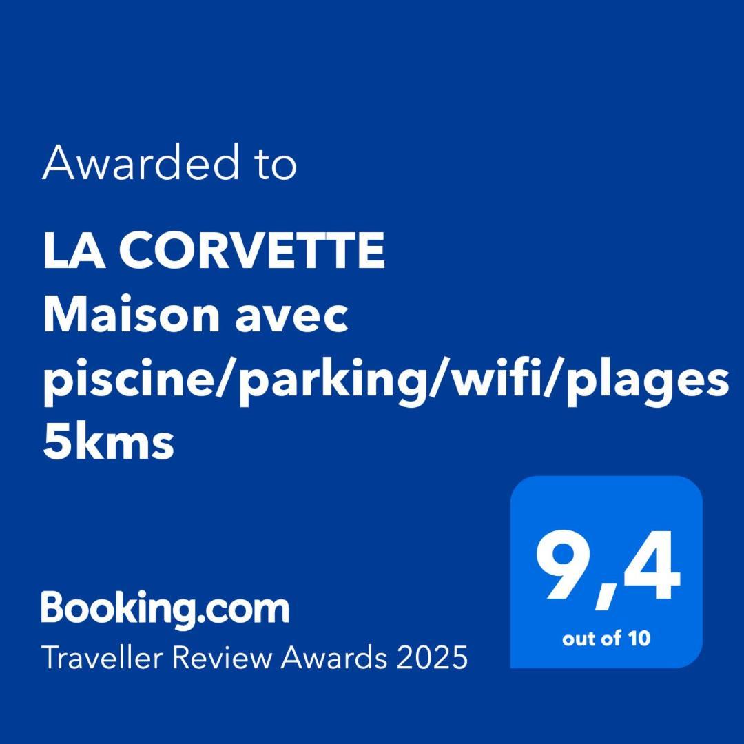 La Corvette Maison Avec Piscine/Parking/Wifi/Plages 5Kms Ле-Мат Экстерьер фото